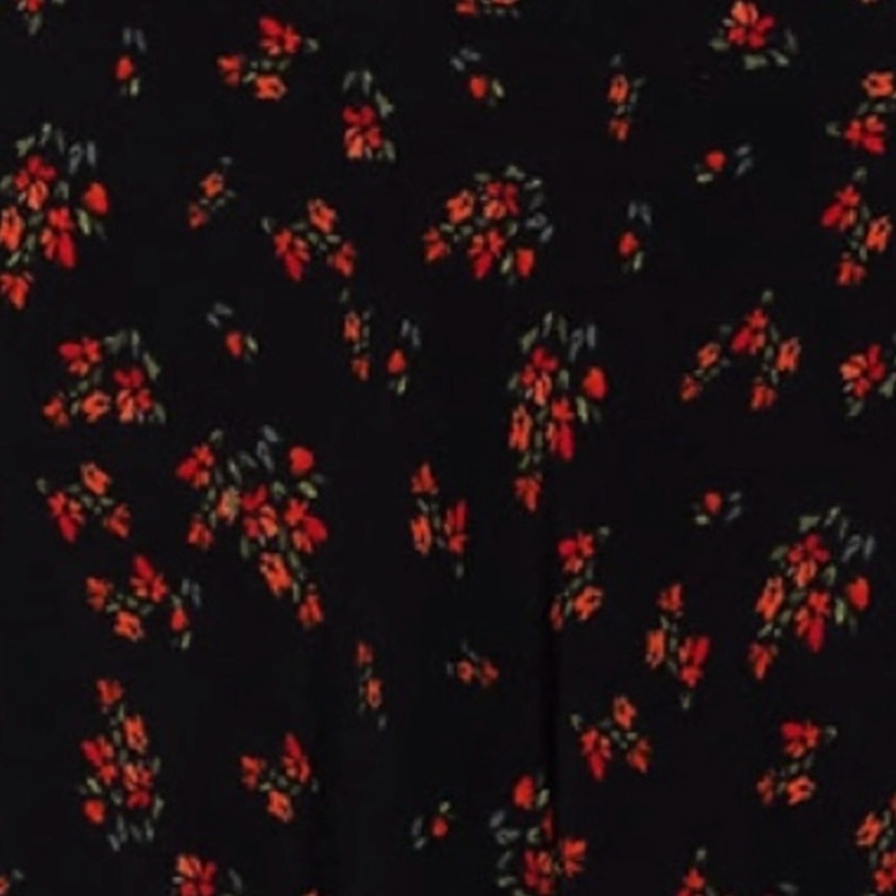 NEW Rumored Frontier Lace Floral Maxi Dress Spanish Poppy Women's Med Large $138 - Picture 8 of 11